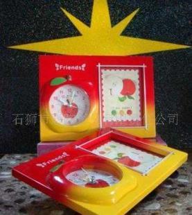 供應紅黃色蘋果鬧鐘座鐘 | 臺鐘精品，點亮溫馨家居生活