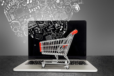 網(wǎng)上購(gòu)物 背景圖片